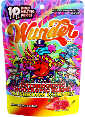 Wunder Ultra High Potency Blend Entheogenic Nootropic Blend Mushroom Gummies