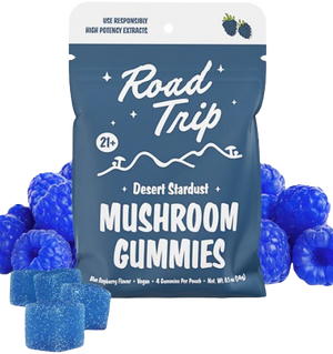 road trip desert stardust mushroom gummies