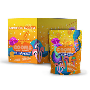 goomz mushroom gummies extra strong mango chew