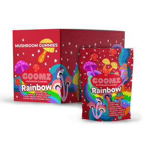 vegan mushroom gummies rainbow flavor