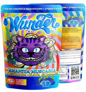 Wunder Amanita Muscaria Mushroom Gummies + Kava